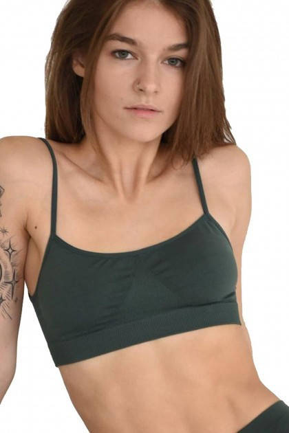 Tоп бесшовный бельевой женский для спорта стильный Giulia Brassiere Khaki S/M Зеленый
Tоп бесшовный бельевой женский для спорта стильный Giulia Brassiere Khaki S/M Зеленый