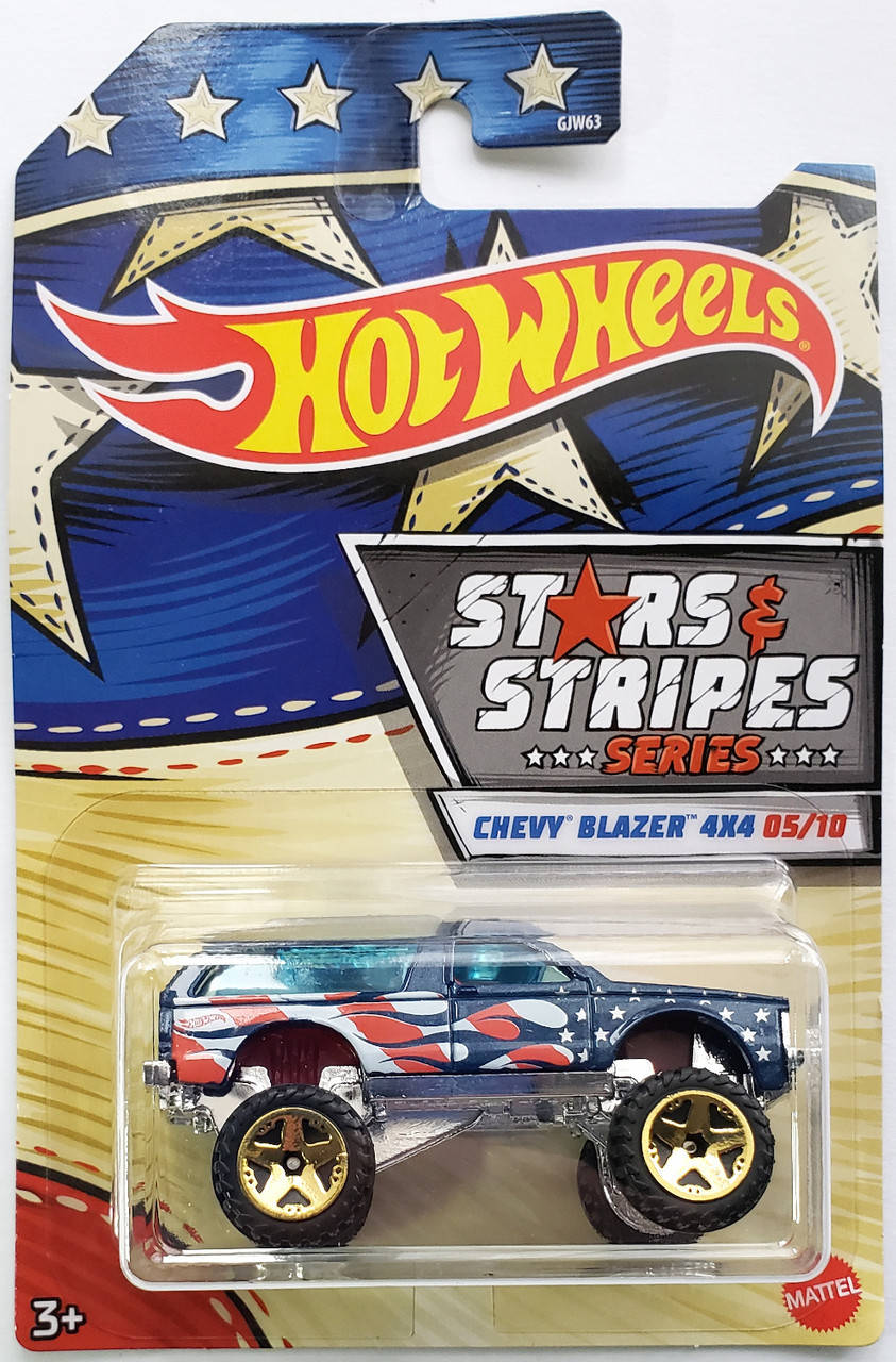 Машинка Hot Wheels - Chevy Blazer 4x4 - 2020 Stars & Stripes Series (Wallmart Exclusive). Mattel. Оригинал
Машинка Hot Wheels - Chevy Blazer 4x4 - 2020 Stars & Stripes Series (Wallmart Exclusive). Mattel. Оригинал