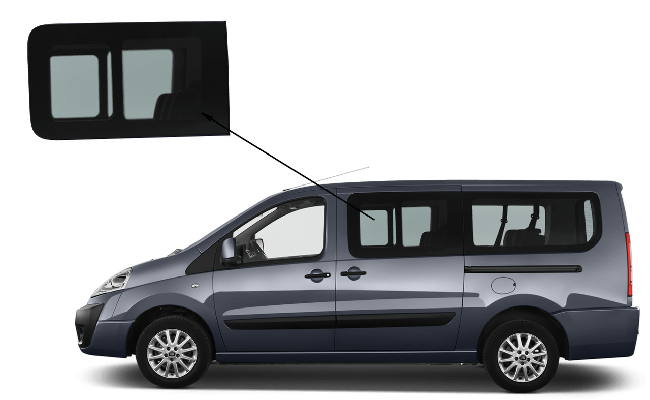 Боковое стекло Citroen Jumpy 2007-2016 с форточкой левое
Боковое стекло Citroen Jumpy 2007-2016 с форточкой левое