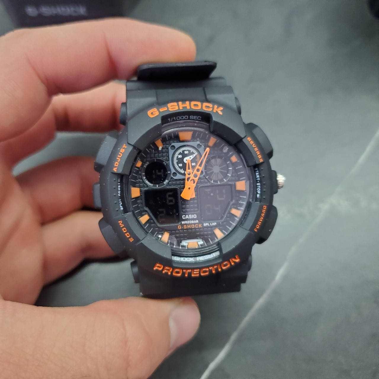 Спортивные часы C-SHOCK GA-100 Black-Orange, противоударные водонепроницаемые , подсветка 7 цветов
Спортивные часы C-SHOCK GA-100 Black-Orange, противоударные водонепроницаемые , подсветка 7 цветов