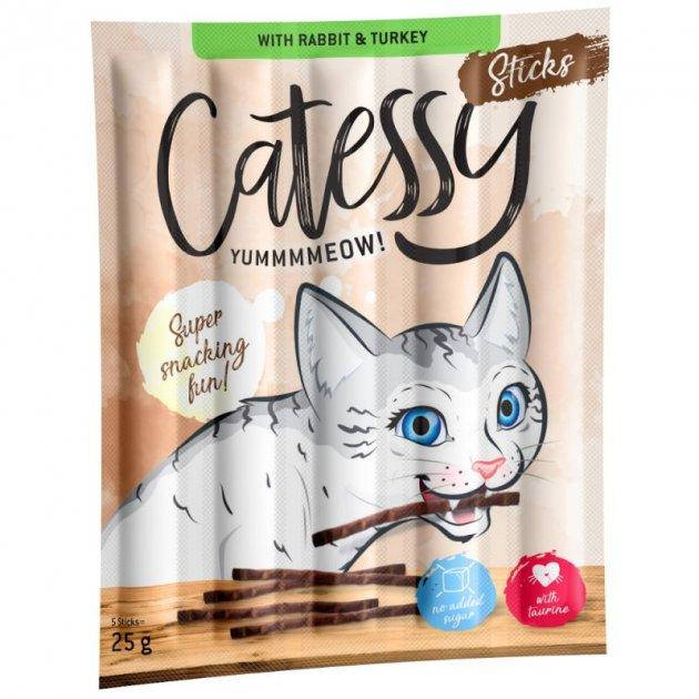 Палочки Catessy Sticks лакомство для котов со вкусом кролика и индейки, 10шт x 5 г
Палочки Catessy Sticks лакомство для котов со вкусом кролика и индейки, 10шт x 5 г
