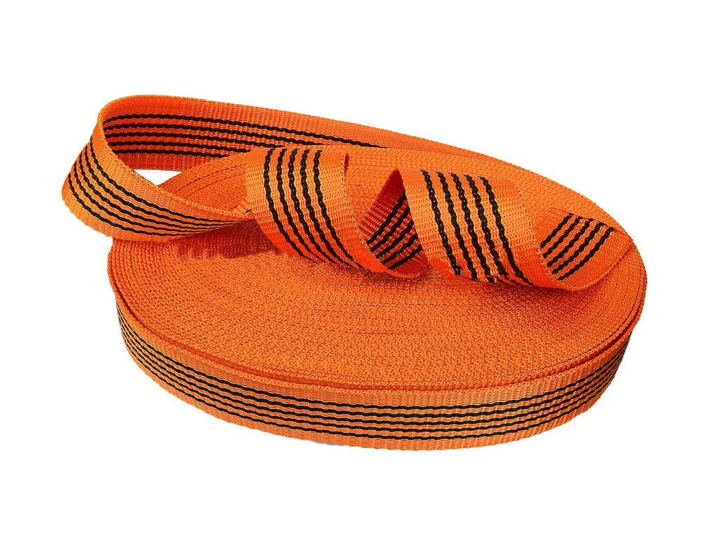 Лента буксировочная оранжевая с черным 1 тонну (50м) 50 мм
Лента буксировочная оранжевая с черным 1 тонну (50м) 50 мм
