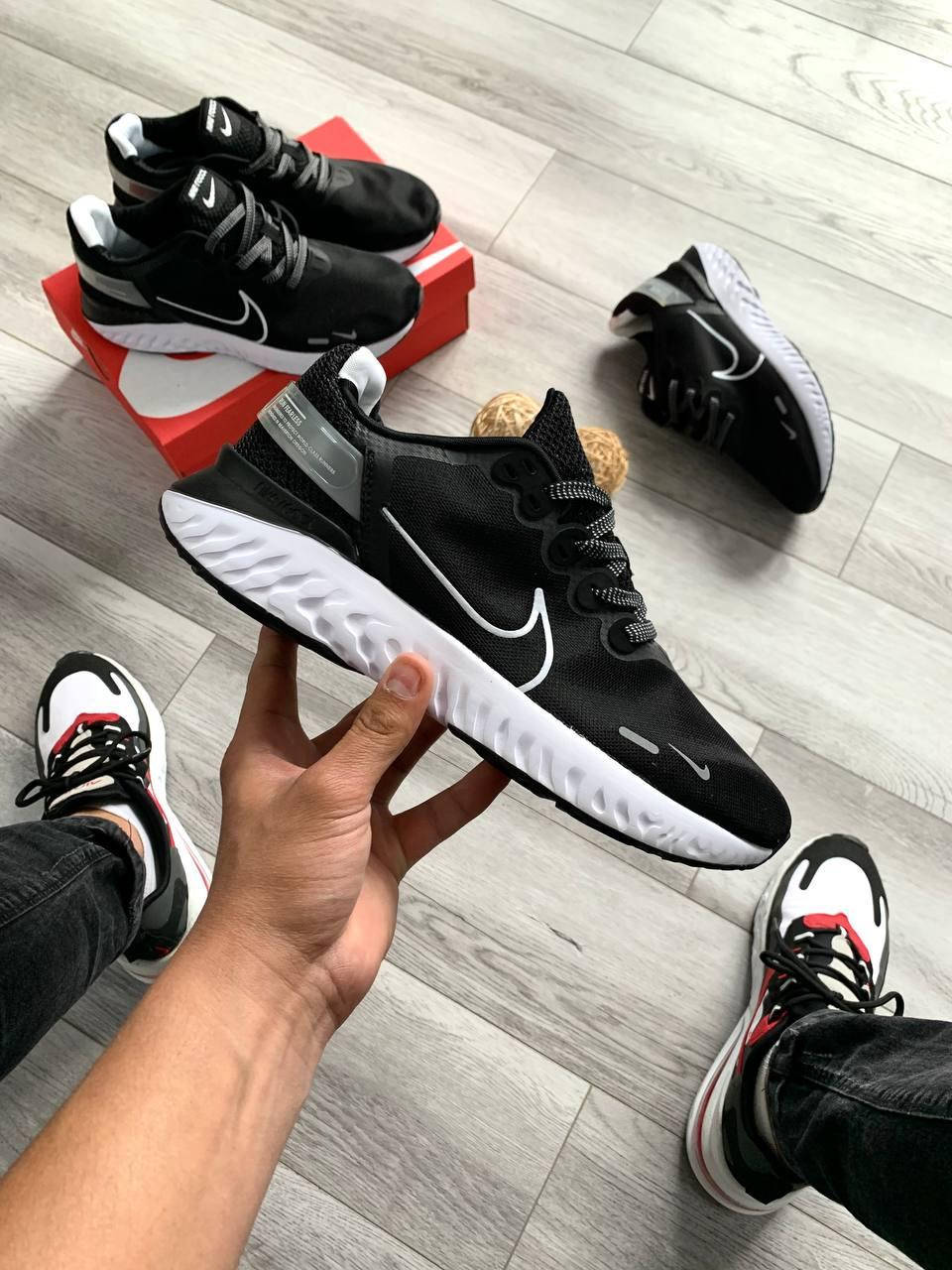 Черно-белые кроссовки Nike Legend React 3 Run Fearless | Мужсккие кроссовки Найк 44, 2, Черно-белый
Черно-белые кроссовки Nike Legend React 3 Run Fearless | Мужсккие кроссовки Найк 44, 2, Черно-белый