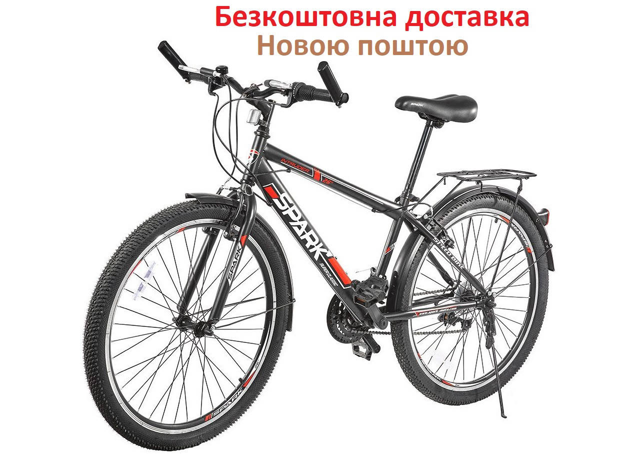 Велосипед SPARK INTRUDER 26"-18" городской со стальной рамой скоростной черно-красный, Черный
Велосипед SPARK INTRUDER 26"-18" городской со стальной рамой скоростной черно-красный, Черный