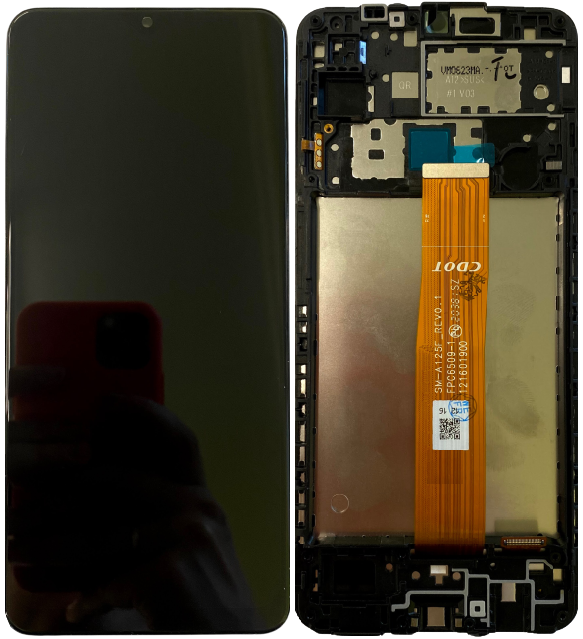 Дисплей Samsung A125F Galaxy A12 тачскрин модуль черный оригинал в рамке SM-A125F LM5C3465F0-A1 D0652MIXF-01
Дисплей Samsung A125F Galaxy A12 тачскрин модуль черный оригинал в рамке SM-A125F LM5C3465F0-A1 D0652MIXF-01
