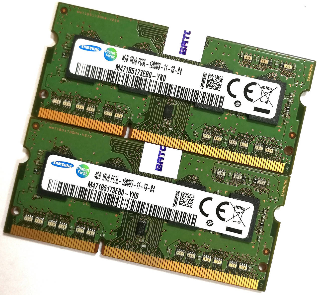 Пара оперативной памяти Samsung SODIMM DDR3L 8Gb (4Gb+4Gb) 1600MHz 12800s CL11 (M471B5173EB0-YK0) Б/У
Пара оперативной памяти Samsung SODIMM DDR3L 8Gb (4Gb+4Gb) 1600MHz 12800s CL11 (M471B5173EB0-YK0) Б/У