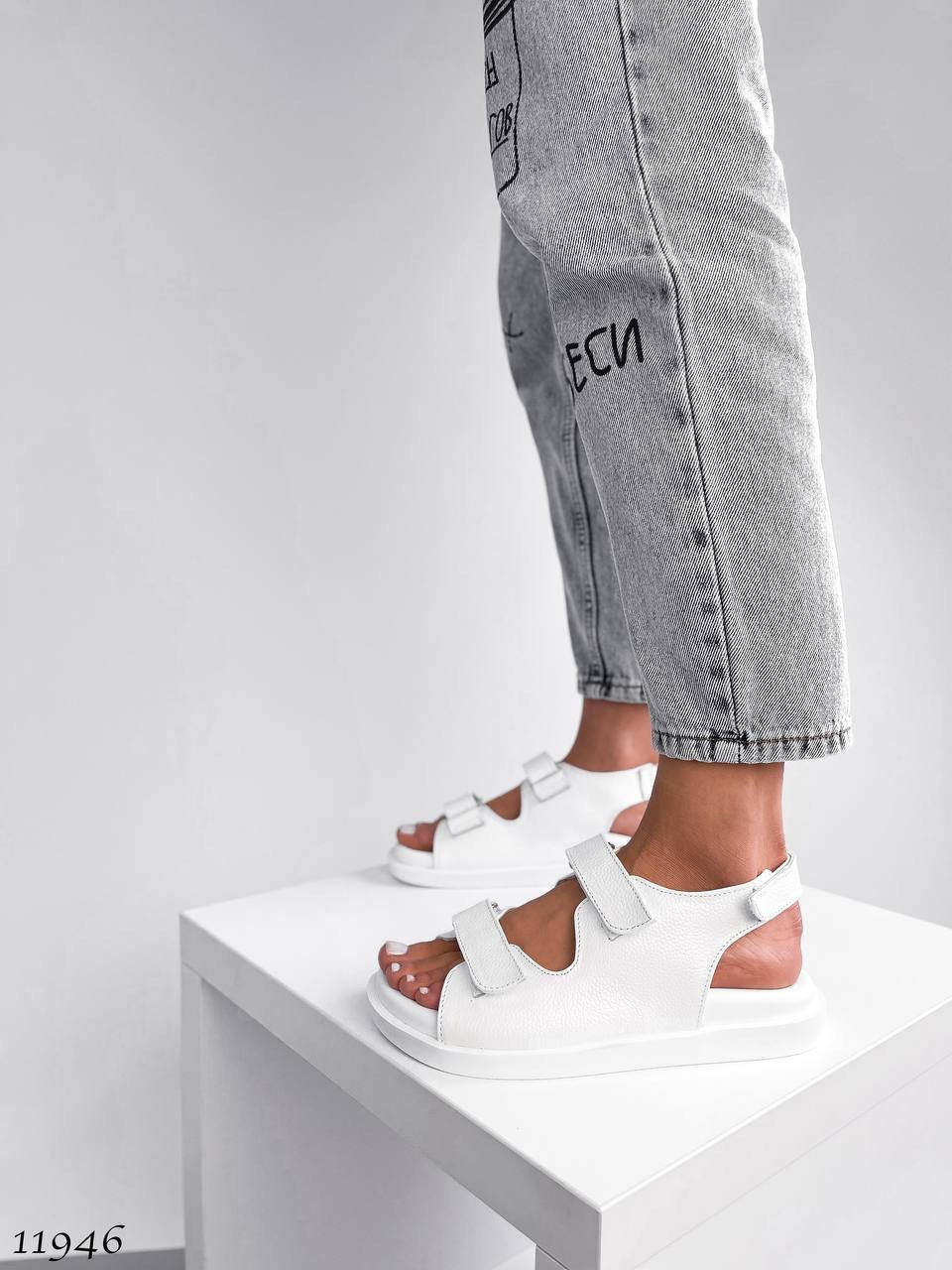 Босоножки женские из натуральной кожи белые на липучках 36 37 38 39 40
Босоножки женские из натуральной кожи белые на липучках 36 37 38 39 40