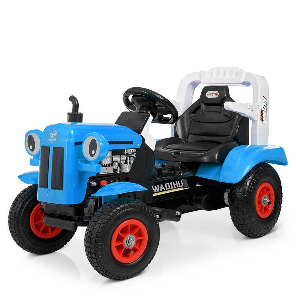 Детский электромобиль Трактор (2 мотора 25W, аккум, MP3, надувн кол) Bambi M 4261ABLR(2)-4 Синий трактор
Детский электромобиль Трактор (2 мотора 25W, аккум, MP3, надувн кол) Bambi M 4261ABLR(2)-4 Синий трактор