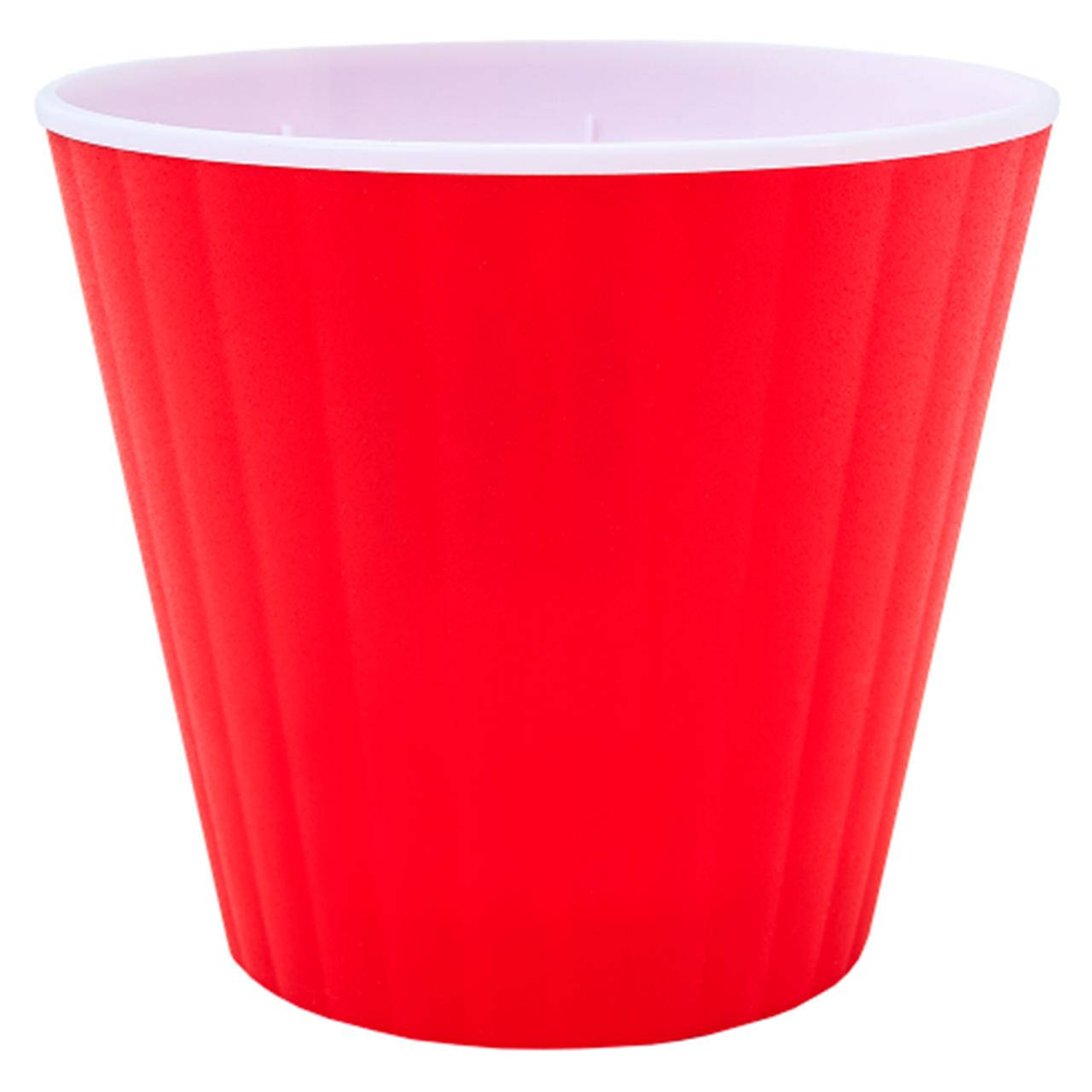 Вазон Ибис круглый двойной 13х11.2 см 0.86 л красный-белый Алеана
Вазон Ибис круглый двойной 13х11.2 см 0.86 л красный-белый Алеана