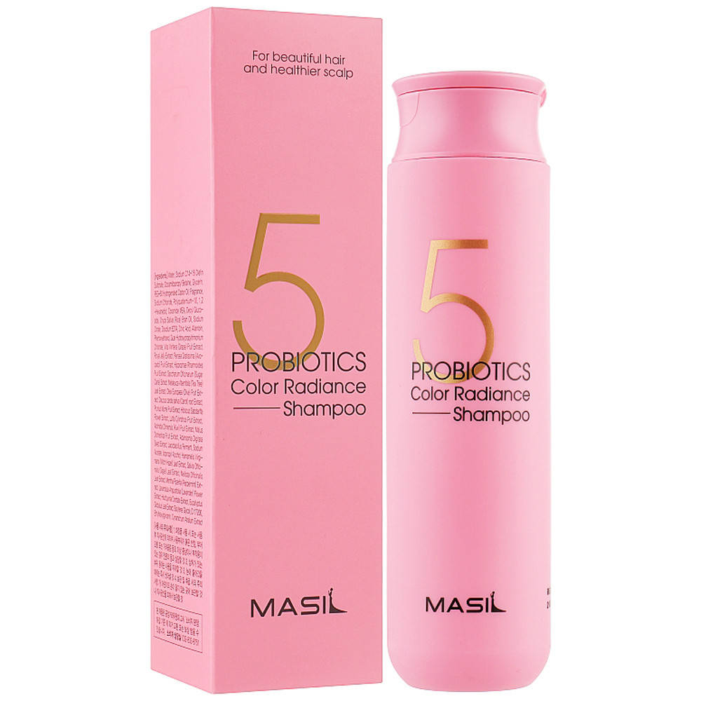 Шампунь з пробіотиками для захисту кольору волосся Masil 5 Probiotics Color Radiance Shampoo 300 мл
Шампунь з пробіотиками для захисту кольору волосся Masil 5 Probiotics Color Radiance Shampoo 300 мл