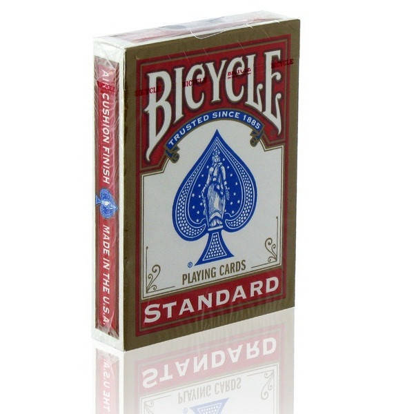 Игральные карты Bicycle Standard Index (Rider Back) красные 
Игральные карты Bicycle Standard Index (Rider Back) красные