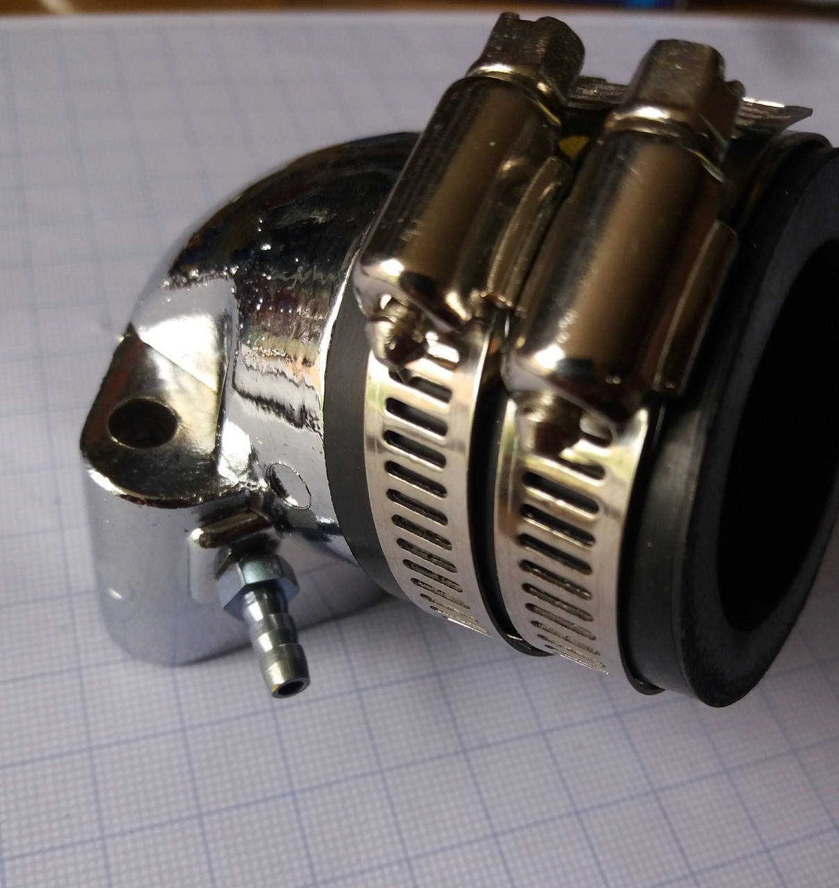 Тюнинг 27mm 4T 152QMI 157QMJ GY-125 | 150 Патрубок карбюратора металлический фирма Lipal - Япония под оригинал
Тюнинг 27mm 4T 152QMI 157QMJ GY-125 | 150 Патрубок карбюратора металлический фирма Lipal - Япония под оригинал