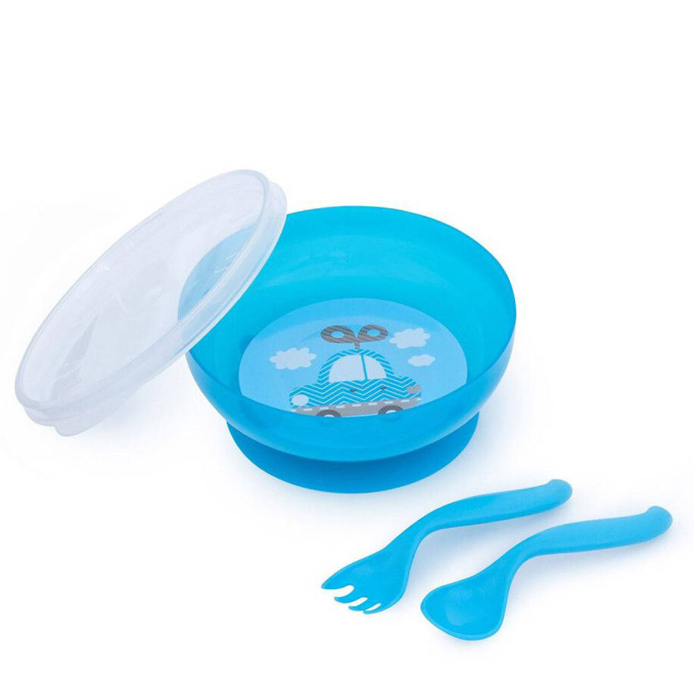 Набор для кормления тарелка с ложкой и вилкой синяя Canpol Babies (5903407213002), Синий
Набор для кормления тарелка с ложкой и вилкой синяя Canpol Babies (5903407213002), Синий