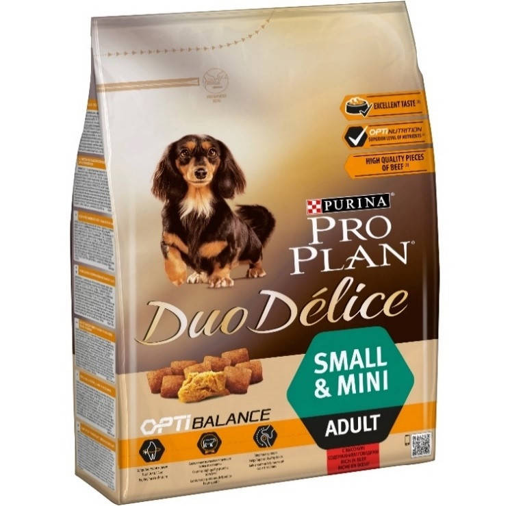 Purina ProPlan Duo Delice Adult Small & Mini Beef, сухой корм с говядиной для мелких пород, 2.5 кг
Purina ProPlan Duo Delice Adult Small & Mini Beef, сухой корм с говядиной для мелких пород, 2.5 кг