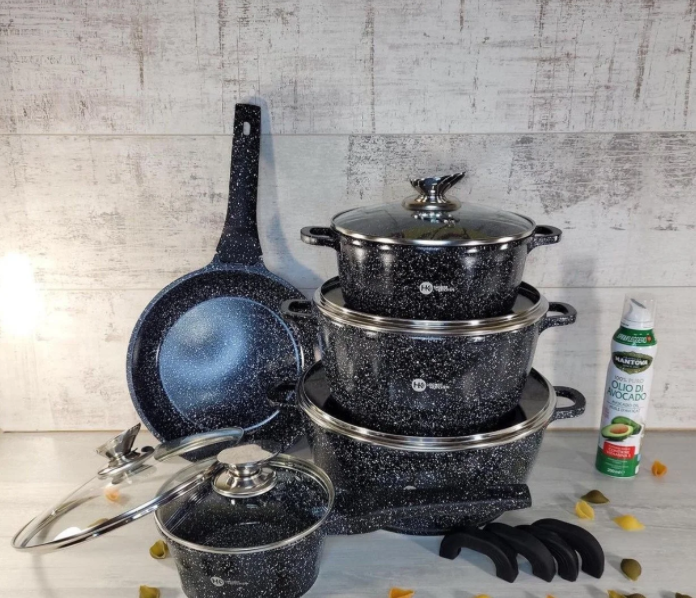 Набор посуды высшего качества с гранитным антипригарным покрытием Higher Kitchen HK-305 из 14 предметов, Разные цвета
Набор посуды высшего качества с гранитным антипригарным покрытием Higher Kitchen HK-305 из 14 предметов, Разные цвета