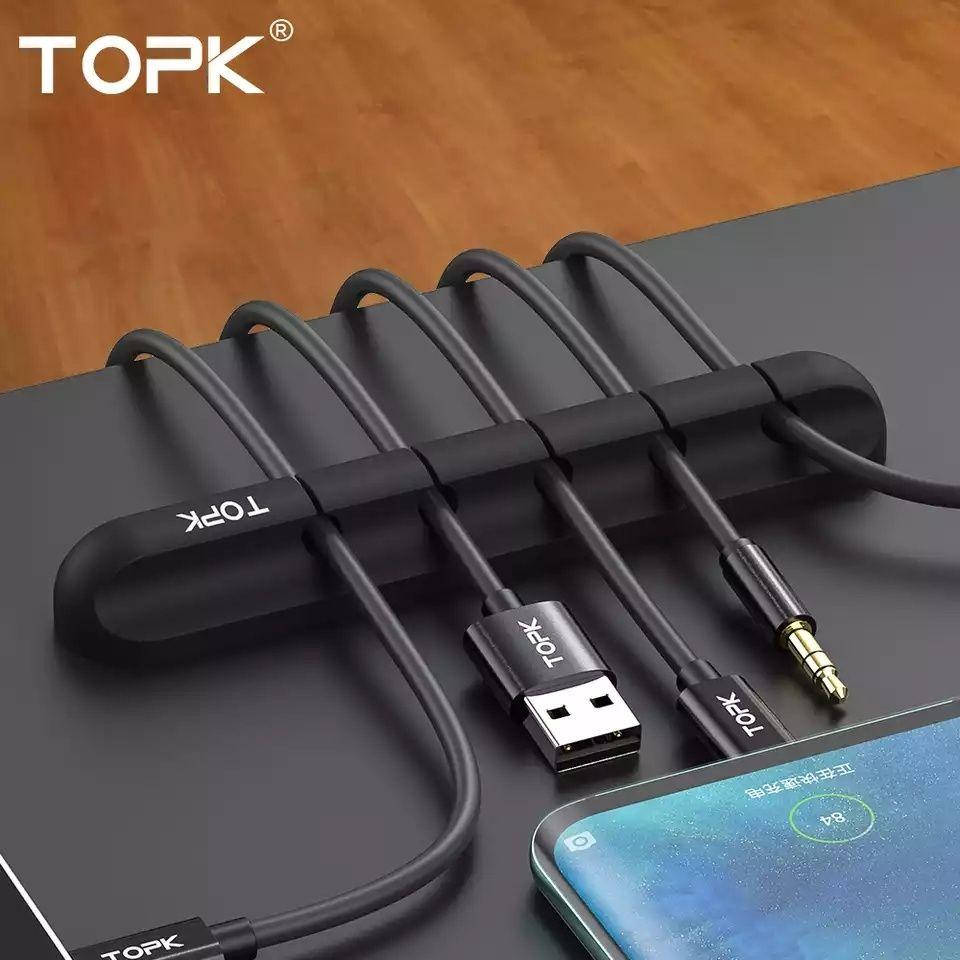 TOPK 5 кабельный органайзер, держатель для проводов, шнуров, силиконовый 5 отделений, черный.
TOPK 5 кабельный органайзер, держатель для проводов, шнуров, силиконовый 5 отделений, черный.