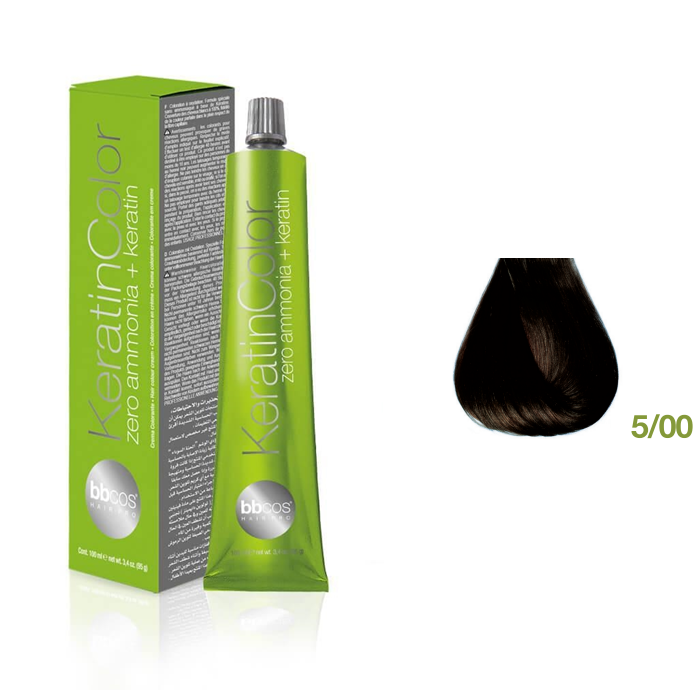 Безаммиачная крем-краска для волос BBcos Keratin Color 5/00 каштановый светлый интенсивный 100 мл
Безаммиачная крем-краска для волос BBcos Keratin Color 5/00 каштановый светлый интенсивный 100 мл