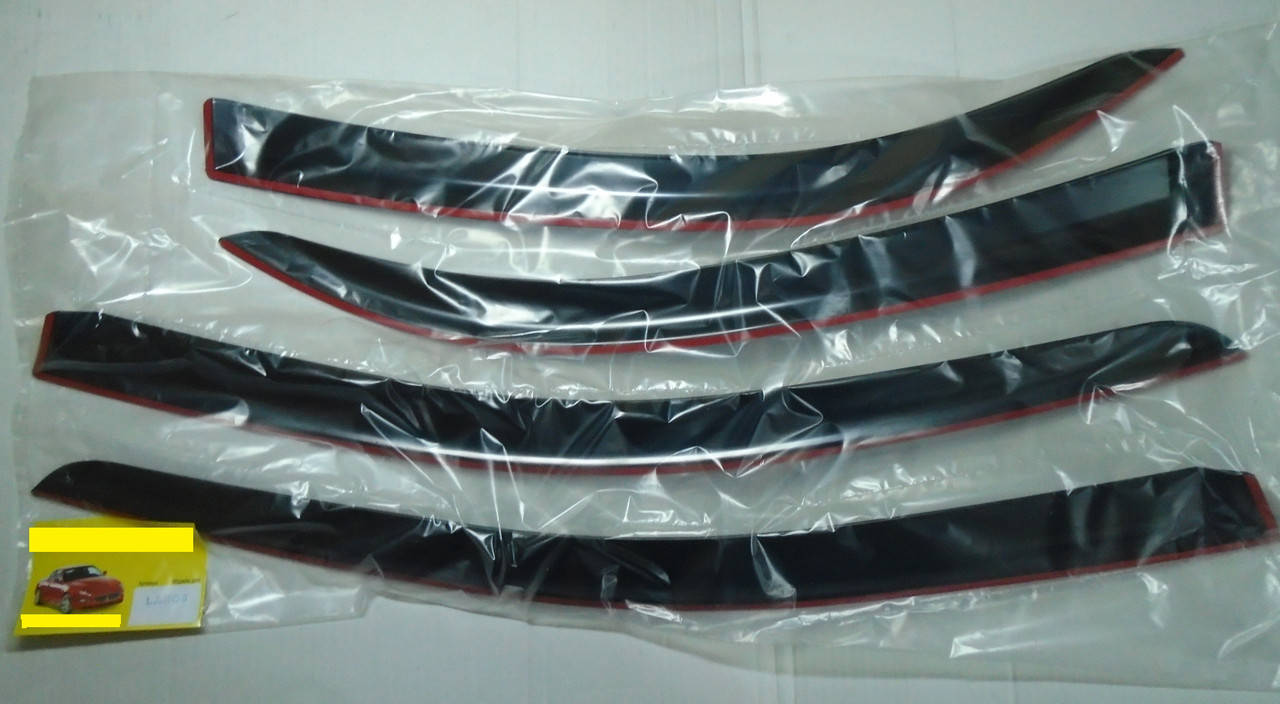 Ветровики окон Ланос, Сенс (дефлекторы) 4шт самоклеющиеся
Ветровики окон Ланос, Сенс (дефлекторы) 4шт самоклеющиеся