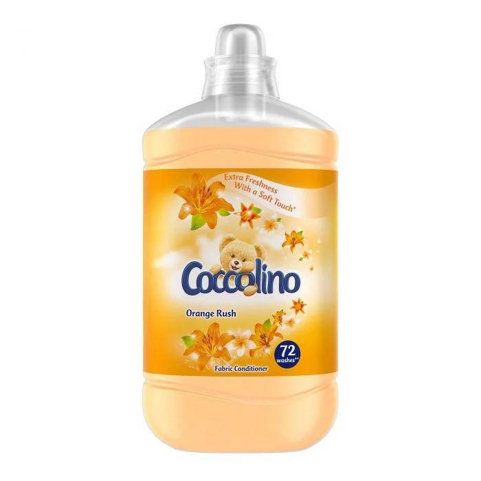 Ополаскиватель для белья Coccolino Orange Rush, 1800 мл (72 стирки) 
Ополаскиватель для белья Coccolino Orange Rush, 1800 мл (72 стирки)
