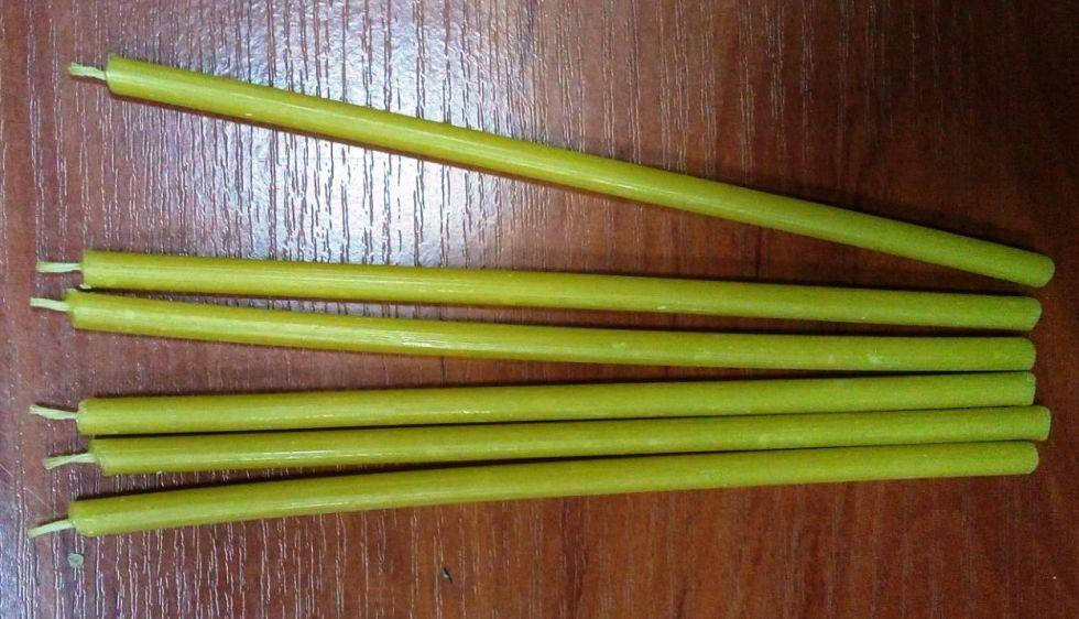 Свеча с натуральным воском, №80, поштучно, Желтый
Свеча с натуральным воском, №80, поштучно, Желтый