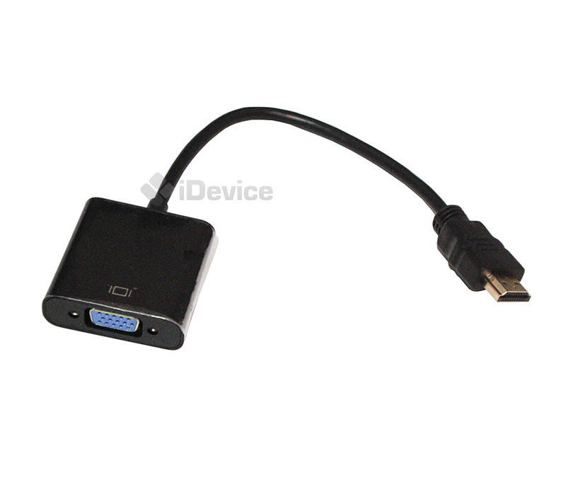 Конвертер HDMI в VGA с питанием 
Конвертер HDMI в VGA с питанием