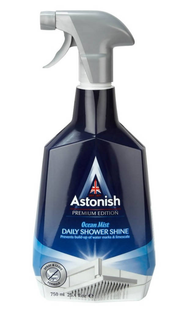 Чистящее средство Астониш для душевых кабин, акрила и керамики Astonish Daily Shower Shine 750 мл.
Чистящее средство Астониш для душевых кабин, акрила и керамики Astonish Daily Shower Shine 750 мл.
