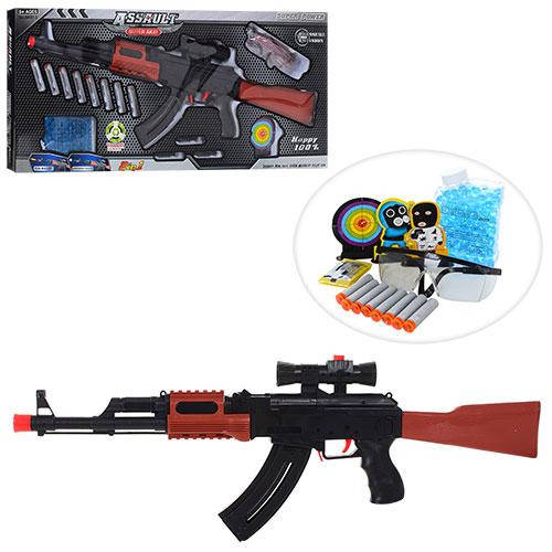 Детский Автомат AK47-3 67см,вод.пули, мягкие пули-присоски8шт,очки,мишень,в кор-ке,71-33-6,5см
Детский Автомат AK47-3 67см,вод.пули, мягкие пули-присоски8шт,очки,мишень,в кор-ке,71-33-6,5см