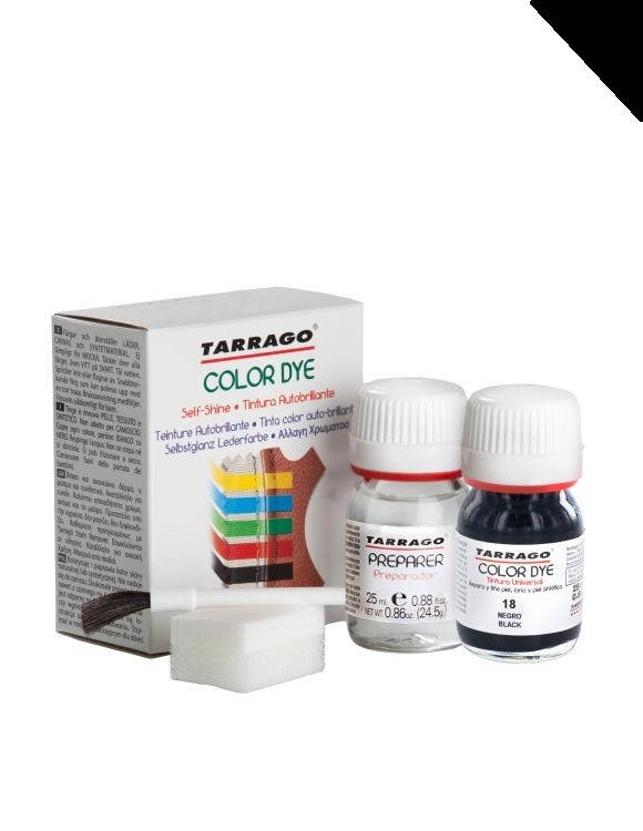Краситель для гладкой кожи и текстиля + очиститель Tarrago Color Dye 25мл+25мл цвет черный (18)
Краситель для гладкой кожи и текстиля + очиститель Tarrago Color Dye 25мл+25мл цвет черный (18)