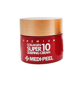 Ночной крем с коллагеном MEDI-PEEL Collagen Super 10 Sleeping Cream миниатюра 10 мл. 
Ночной крем с коллагеном MEDI-PEEL Collagen Super 10 Sleeping Cream миниатюра 10 мл.