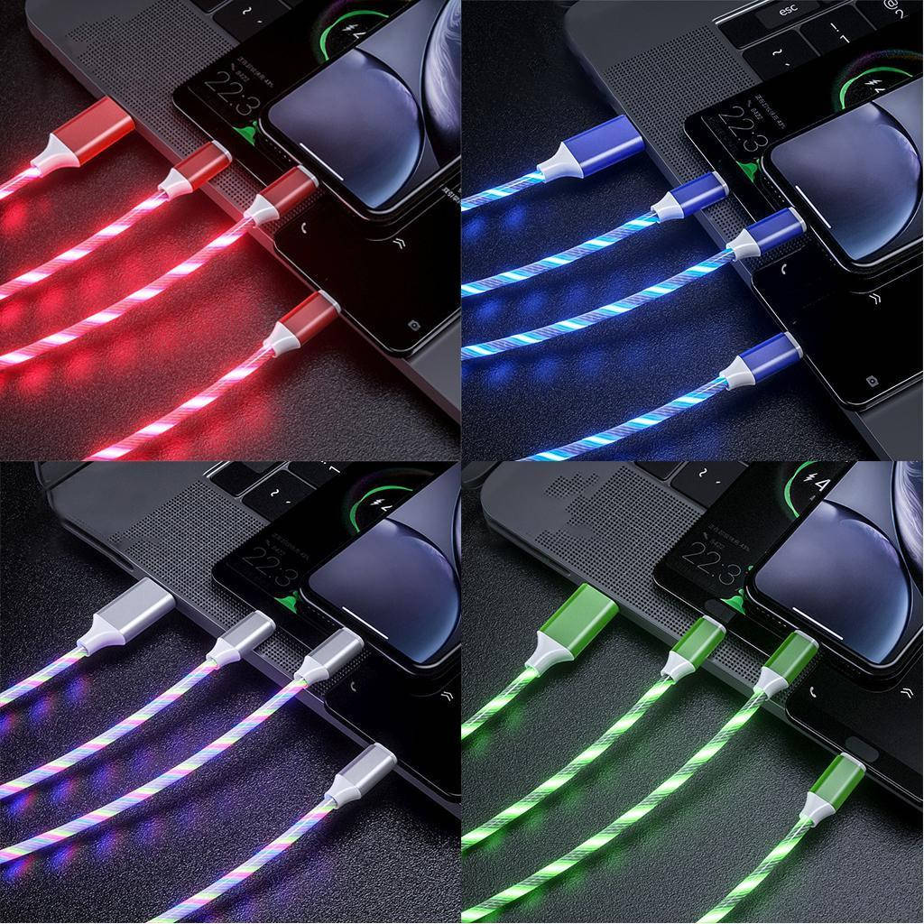 Зарядный кабель USB Lightning (iPhone, iPad) - струящаяся неоновая подсветка 2А 1м - белый
Зарядный кабель USB Lightning (iPhone, iPad) - струящаяся неоновая подсветка 2А 1м - белый
