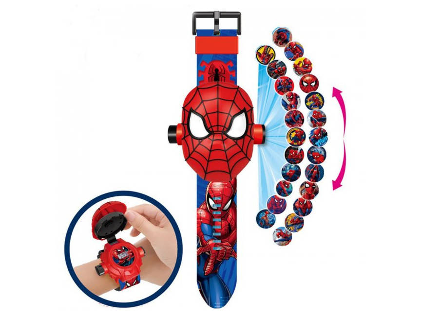 Игровой набор Проекционные Часы Projector Watch Человек Паук - Spider Man с 24 видами изображениями героев
Игровой набор Проекционные Часы Projector Watch Человек Паук - Spider Man с 24 видами изображениями героев