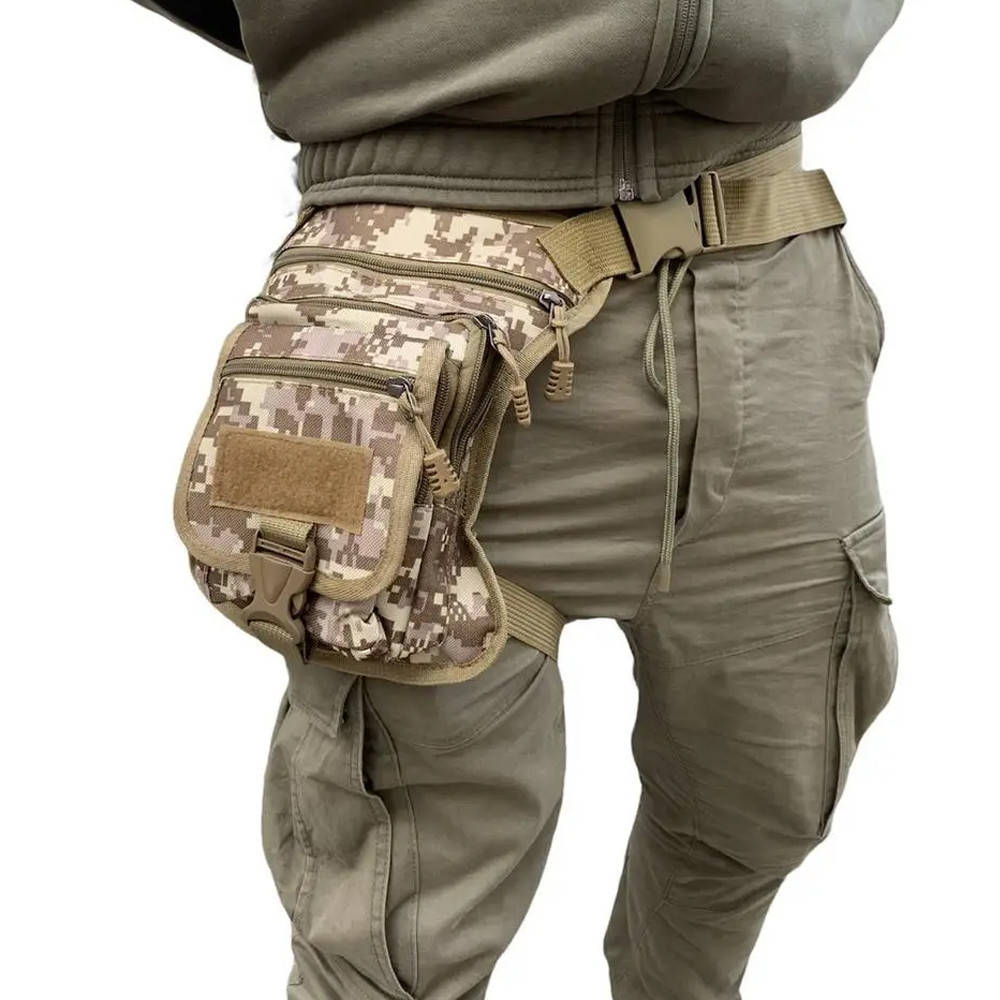 Тактическая сумка на бедро Койот / Набедренная армейская тактическая сумка / Тактическая сумка на ногу
Тактическая сумка на бедро Койот / Набедренная армейская тактическая сумка / Тактическая сумка на ногу