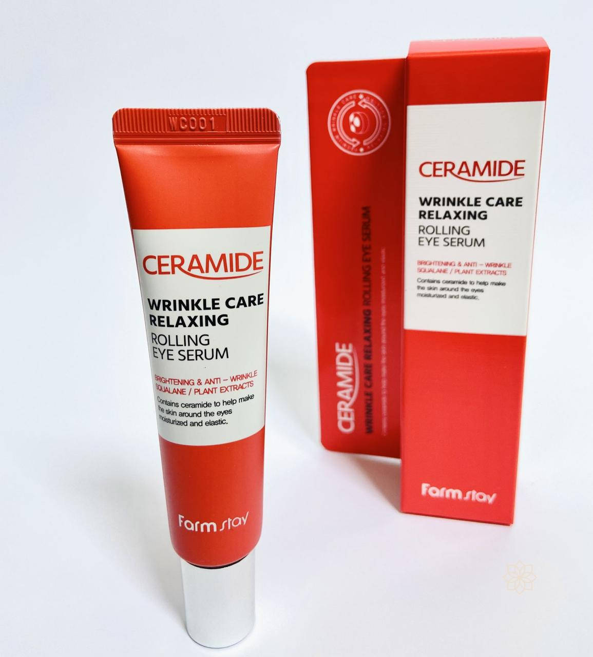 Сыворотка-роллер для кожи вокруг глаз с керамидами FarmStay Ceramide Wrinkle Care Relaxing Rolling
Сыворотка-роллер для кожи вокруг глаз с керамидами FarmStay Ceramide Wrinkle Care Relaxing Rolling