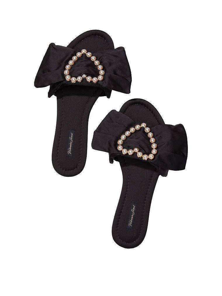 Женские Тапочки-Шлепанцы Victoria's Secret Embellished Satin Bow Slide, Черные 40-41, Черный
Женские Тапочки-Шлепанцы Victoria's Secret Embellished Satin Bow Slide, Черные 40-41, Черный