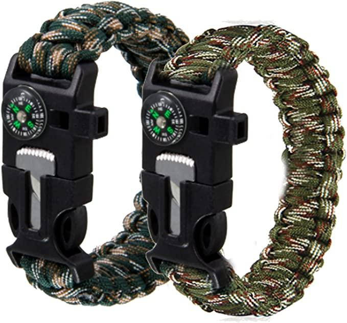 5 в 1 Тактический браслет из паракорда, огниво, компас, свисток, браслет выживания из паракорда
5 в 1 Тактический браслет из паракорда, огниво, компас, свисток, браслет выживания из паракорда