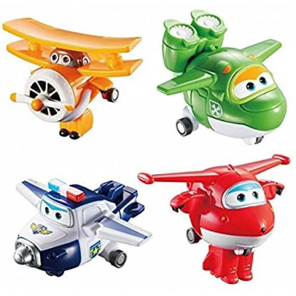 Super Wings Супер крылья самолеты трансформеры 4 шт Transform-a-Bots Planes Jett Mira Paul Grand Albert 
Super Wings Супер крылья самолеты трансформеры 4 шт Transform-a-Bots Planes Jett Mira Paul Grand Albert