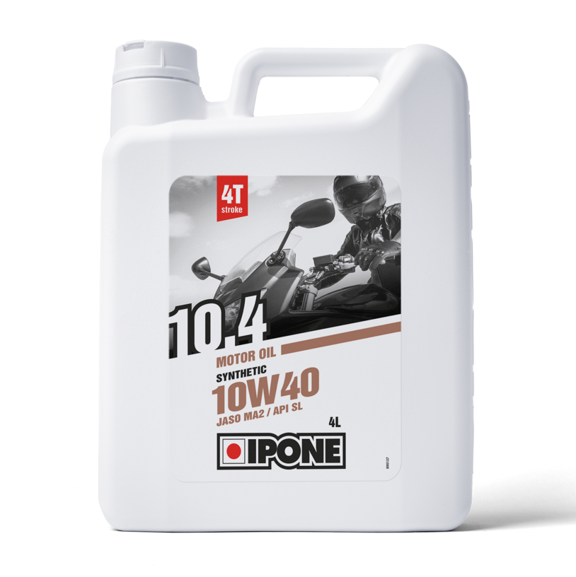 Моторное масло 4T IPONE 10.4 10W40 4 л (800054) 
Моторное масло 4T IPONE 10.4 10W40 4 л (800054)
