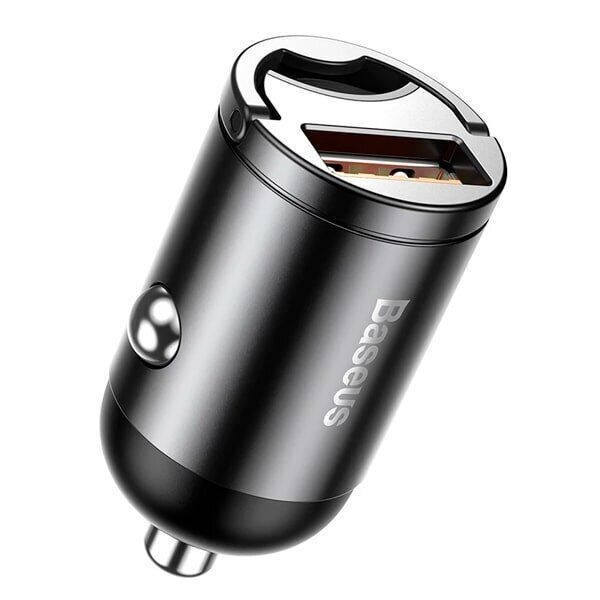 Автомобильное зарядное устройство с быстрой зарядкой BASEUS Mini Quick Charge |1USB, 5A, QC 3.0| Черный
Автомобильное зарядное устройство с быстрой зарядкой BASEUS Mini Quick Charge |1USB, 5A, QC 3.0| Черный