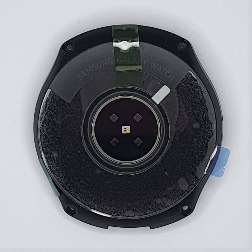 Задняя крышка стекло с датчиками Samsung Galaxy Watch 46mm SM-R800 orig, Темно-серый
Задняя крышка стекло с датчиками Samsung Galaxy Watch 46mm SM-R800 orig, Темно-серый
