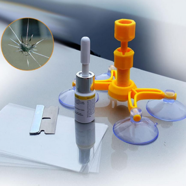 Набор для ремонта трещин, сколов лобового стекла ремкомплект клей полимер Windshield Repair Kit
Набор для ремонта трещин, сколов лобового стекла ремкомплект клей полимер Windshield Repair Kit