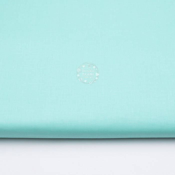 Однотонная польская бязь мятного цвета (№40), Мятный 
Однотонная польская бязь мятного цвета (№40), Мятный