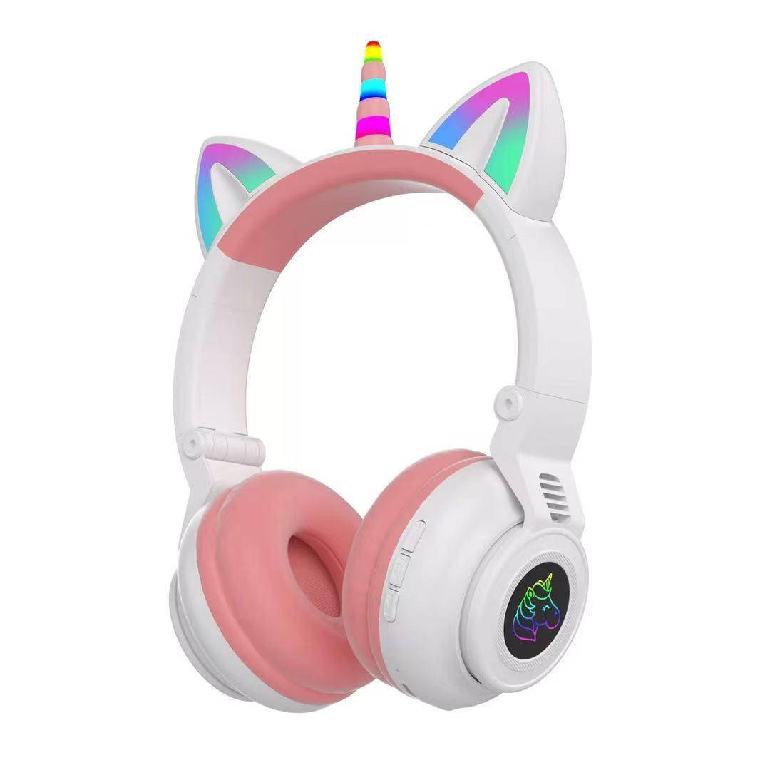 Наушники Кошачьи ушки единорог беспроводные с мульти RGB, MP3 плеер 27STN Bluetooth White BLM
Наушники Кошачьи ушки единорог беспроводные с мульти RGB, MP3 плеер 27STN Bluetooth White BLM