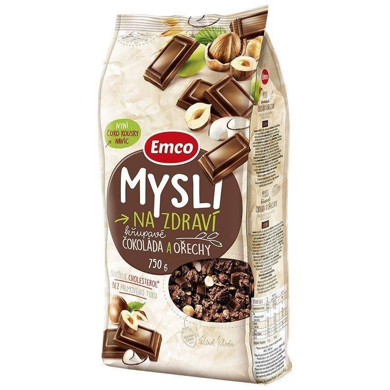 Мюсли хрустящие Emco Musli crunhy Chokolate and Hazelnuts 750 г 
Мюсли хрустящие Emco Musli crunhy Chokolate and Hazelnuts 750 г