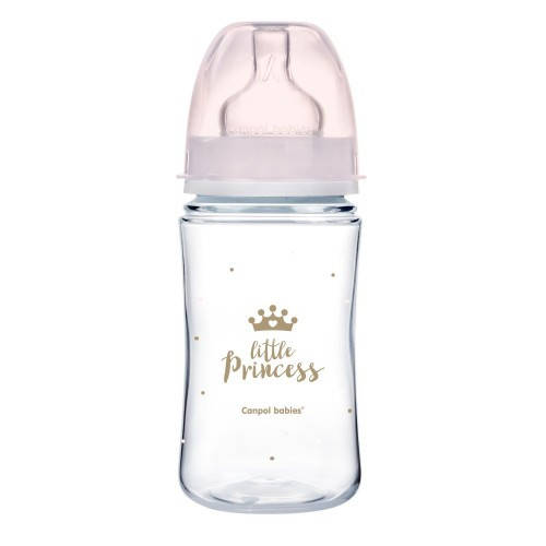Пляшка антиколікова з широким отвором 240 мл PP Easystart Royal baby рожева Canpol babies 35/234_pin
Пляшка антиколікова з широким отвором 240 мл PP Easystart Royal baby рожева Canpol babies 35/234_pin