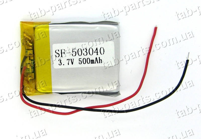 Батарея (аккумулятор) для видео регистратора, BlueTooth гарнитуры 600мАч , Li-Pol 3.7В, 40*30*5 мм
Батарея (аккумулятор) для видео регистратора, BlueTooth гарнитуры 600мАч , Li-Pol 3.7В, 40*30*5 мм