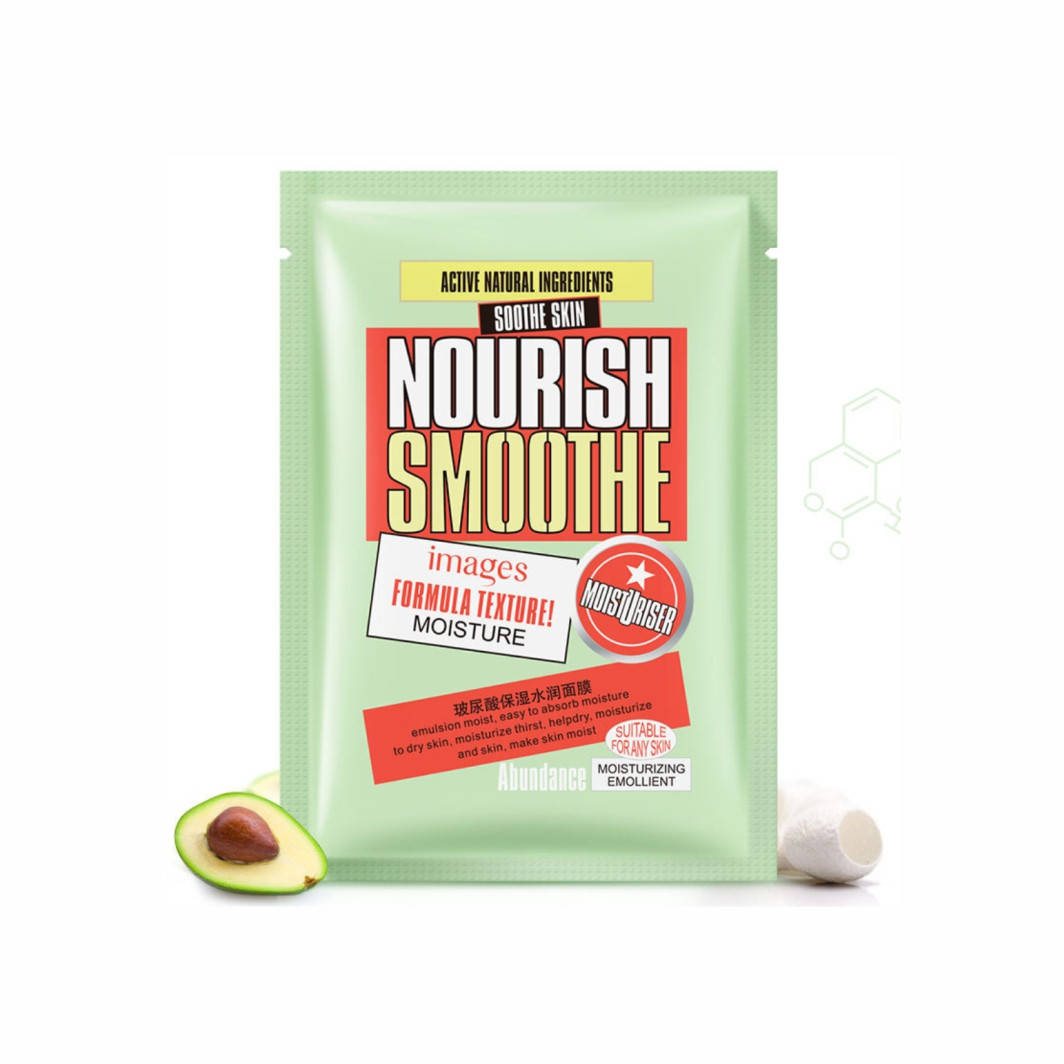 Увлажняющая тканевая маска с протеином шелка и авокадо Images Avocado Nourish Smoothe Mask
Увлажняющая тканевая маска с протеином шелка и авокадо Images Avocado Nourish Smoothe Mask