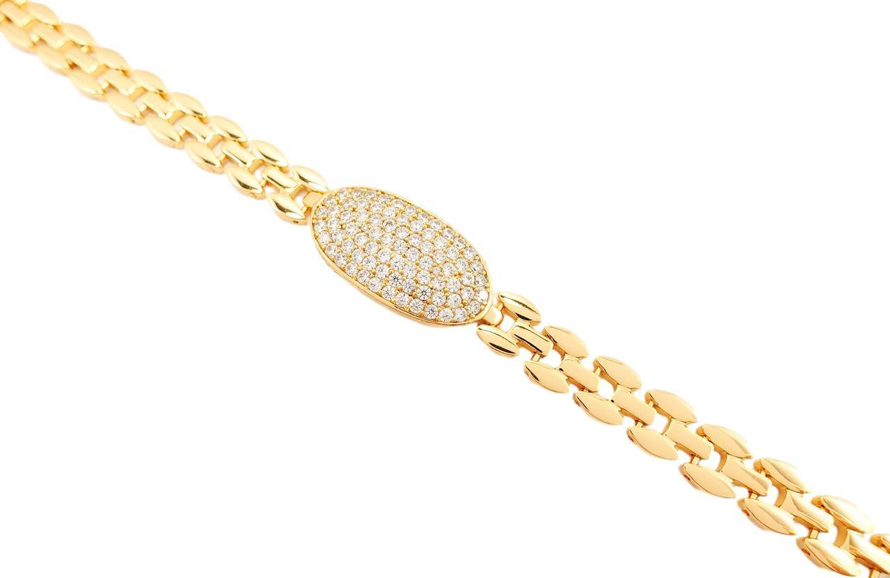Браслет Xuping Позолота 18K "Фигурные Штампованные Звенья Декор Овал Мелкий Цирконий" длина 19,5 см
Браслет Xuping Позолота 18K "Фигурные Штампованные Звенья Декор Овал Мелкий Цирконий" длина 19,5 см