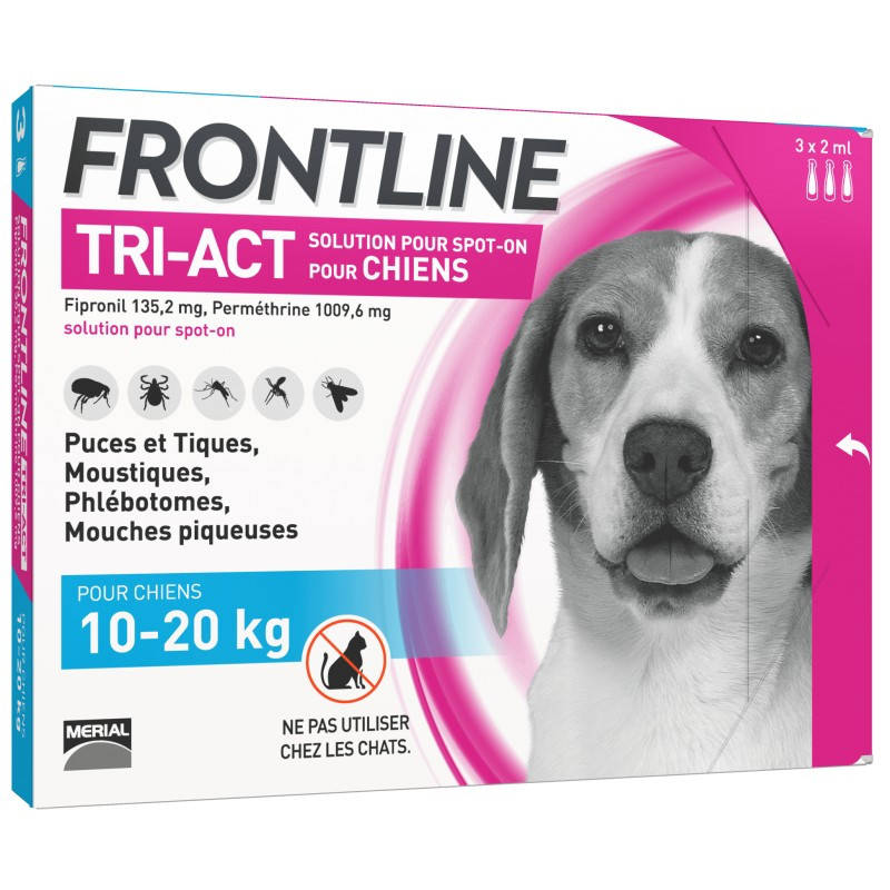 FrontLine Tri-Act (Фронтлайн Три-Акт) капли от блох и клещей, комаров для собак 10-20кг ( 1 пипетка )
FrontLine Tri-Act (Фронтлайн Три-Акт) капли от блох и клещей, комаров для собак 10-20кг ( 1 пипетка )