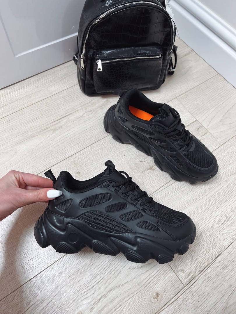 Кроссовки женские, на платформе , черные, новинка 40, Черный
Кроссовки женские, на платформе , черные, новинка 40, Черный