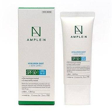Ample:N Hyaluron Shot Sun Care SPF50 Солнцезащитный крем с гиалуроновой кислотой, 40 мл
Ample:N Hyaluron Shot Sun Care SPF50 Солнцезащитный крем с гиалуроновой кислотой, 40 мл